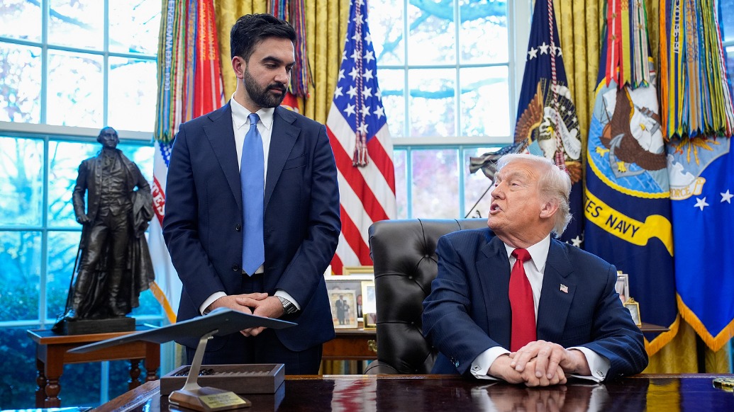 “你認(rèn)為特朗普是法西斯？”紐約新市長語塞，特朗普：沒關(guān)系，你就說是