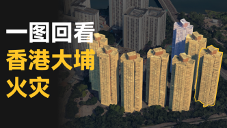 一图回看香港大埔火灾24小时：大火何以连烧7栋楼？
