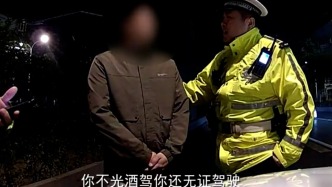 “叫了代駕沒到”，男子無證醉駕僥幸開車被查