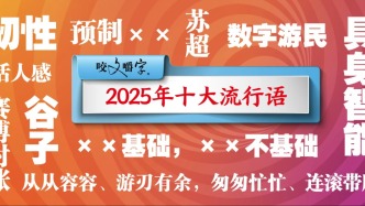 “从从容容、游刃有余，匆匆忙忙、连滚带爬”入选《咬文嚼字》年度十大流行语