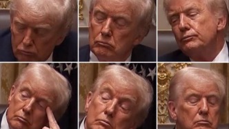 白宫内阁会：各部长拍马屁激情发言，特朗普闭目疑似打盹