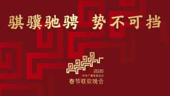 騏驥馳騁，勢不可擋！2026年總臺春晚主題、主標識發(fā)布