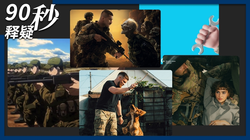 90秒|暗黑僵尸到温馨军旅:从乌克兰征兵广告看俄乌战局演变