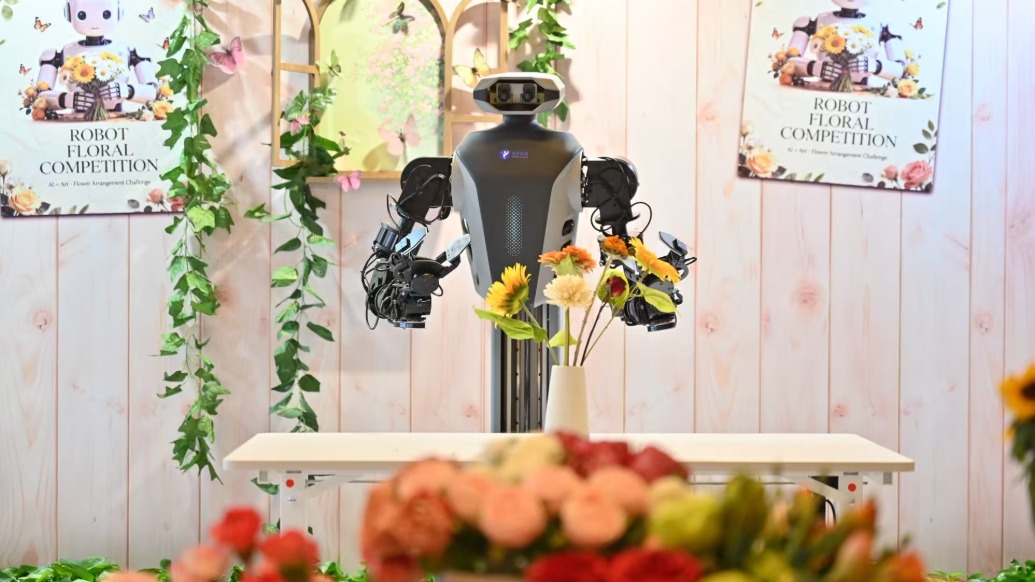 谁是机器人“插花王者”?一起来看上海这场机器人大比拼