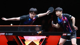 賽場屹線丨孫穎莎帶傷出戰(zhàn)，“莎頭”組合獲WTT香港總決賽混雙亞軍