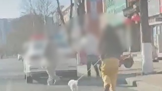 河北承德縣公安局回應“警車上下來3人未穿警服牽著寵物狗”：系圍場縣公安局車輛