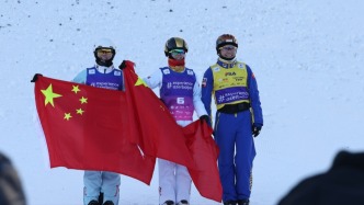 空中技巧世界杯崇礼站，女队包揽金银铜，男队斩获冠亚军