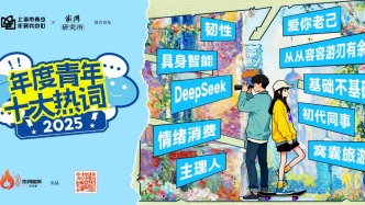 聚焦青年文化，2025年度“青年十大热词”发布