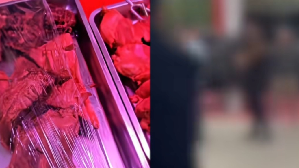 博主在廣東潮州一展銷會(huì)舉報(bào)豬肉冒充牛肉遭圍毆，涉事商家被刑拘