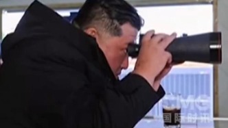 視頻丨金正恩觀摩新型高空遠程防空導彈試射