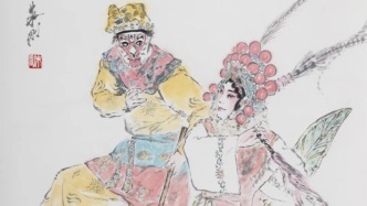 “翰墨戏韵”呈现180组戏曲人物画作