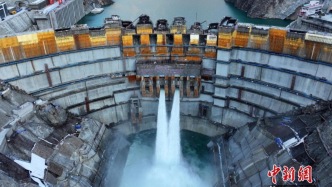 我国在建海拔最高双曲拱坝电站叶巴滩水电站首批机组投产发电