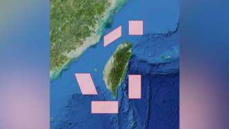 东部战区发布联合演训区公告及示意图
