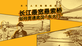 大國大橋｜長江最寬懸索橋如何貫通武漢“東大門”