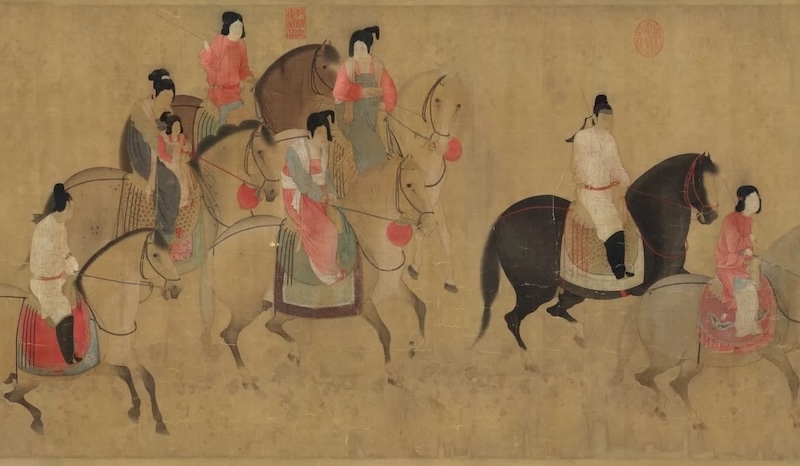 辽博特展拿出珍品《虢国夫人游春图卷》