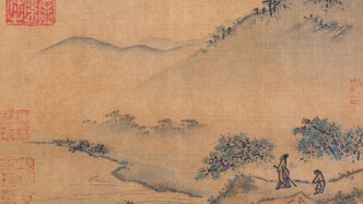 宋代马麟赵孟坚扇面，罕见亮相上博“至扇至美”