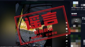 大黑熊出现在漓江边？桂林警方：视频系AI生成