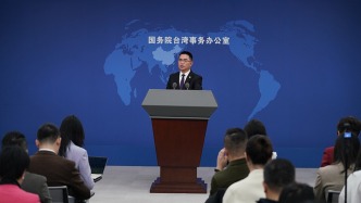 民调显示超六成台湾民众不愿自己或家人上战场，国台办回应