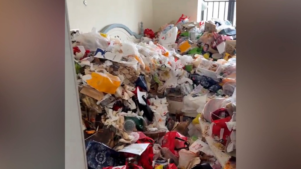 租房中介吐槽租客失联房内垃圾堆积如山：保洁公司拒绝接单清理