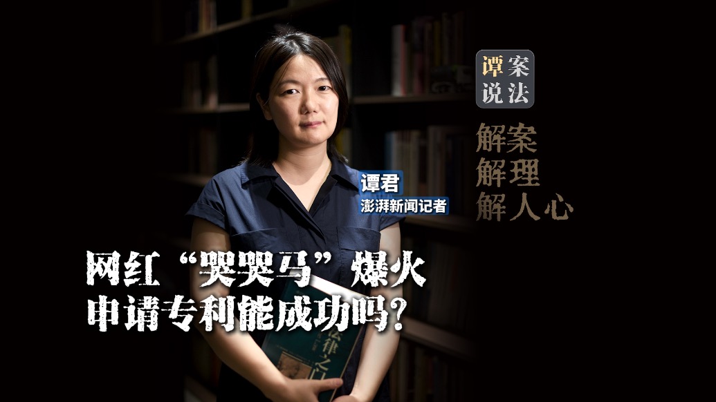 谭案说法｜“哭哭马”爆火，申请专利能成功吗？