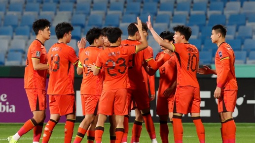 赛场屹线丨创造历史！中国队首次闯入U23男足亚洲杯八强