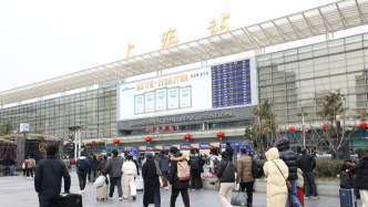 1月26日起调图，铁路上海站开行列车达到710对再创新高