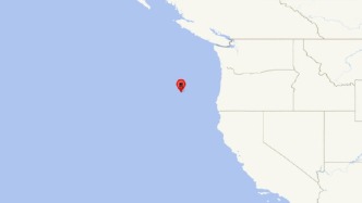 美國俄勒岡州沿岸遠(yuǎn)海發(fā)生6.0級地震，震源深度20千米