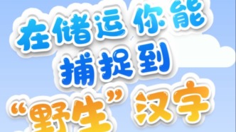 捕捉藏在物流中的“野生”汉字