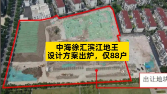 中海徐匯濱江地王設計方案出爐，僅88戶