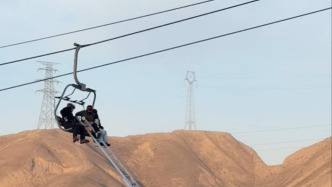 甘肃兰州龙山滑雪场出现缆车停运故障，被困游客已全部获救