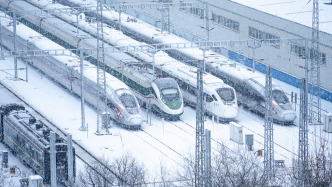 铁路上海站：受大雪影响，明日途经京沪、沪蓉等部分线路的列车停运