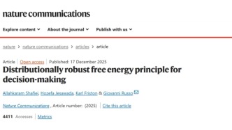 自然·通讯：当环境“说谎”时，智能体如何做出可靠决策？