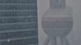 “認(rèn)真”的雪！上海雪勢漸大，大寒的氛圍感拉滿