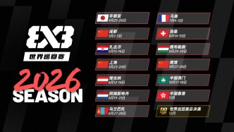 FIBA3x3大师赛赛程出炉，中国承办五站成最大主办国