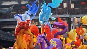 上海豫園燈會今晚亮燈：非遺燈彩演繹“山海奇豫”