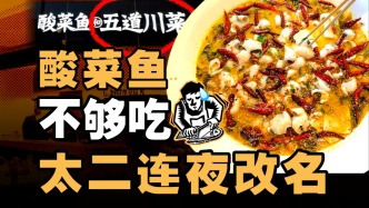 预制菜网红店开不下去了，太二酸菜鱼改名自救