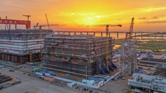 滄海為家，向海問(wèn)電，陽(yáng)江三山島海上風(fēng)電柔直輸電工程建設(shè)加速推進(jìn)