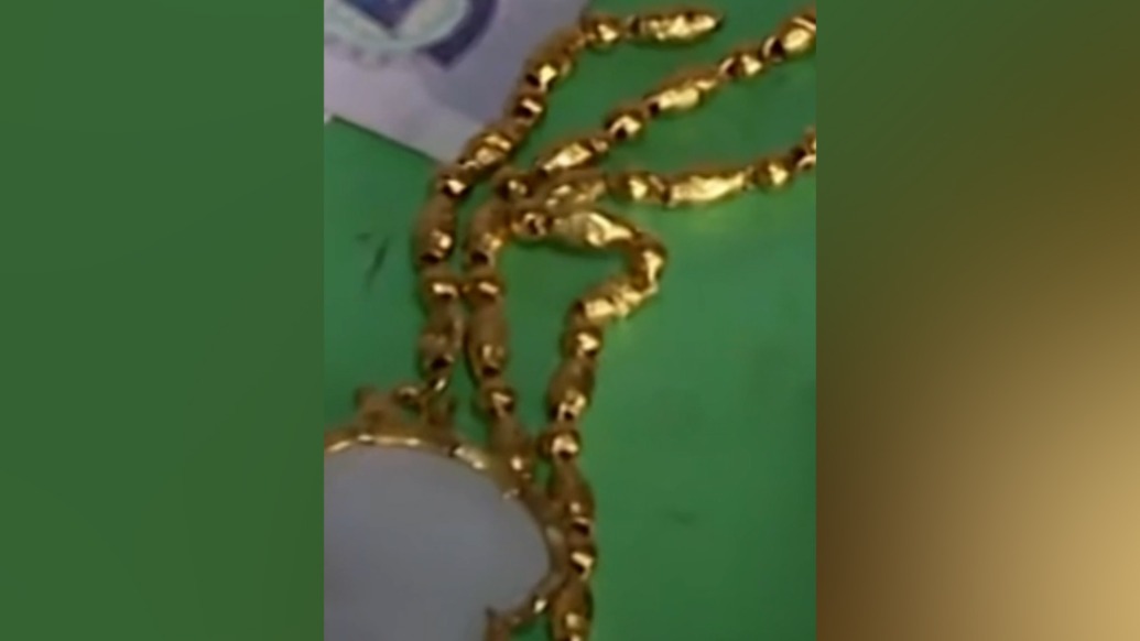 撿到裝有20克金項(xiàng)鏈的背包，公交司機(jī)上交尋失主