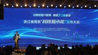 “杭州六小龍”之后誰是“新小龍”？浙江啟動大規(guī)模培育行動