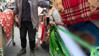 爷爷带1岁孙子街头卖水果，爱心人士送来奶粉、尿不湿