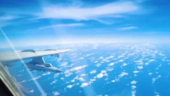 轟-6k在黃巖島戰(zhàn)備警巡示意圖公布，解放軍軍機飛進菲軍演劃設(shè)區(qū)