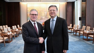 陳吉寧會見英國首相斯塔默