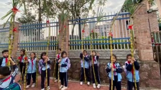 “寓意從頭甜到尾”！放寒假，柳州一學(xué)校給孩子們每人一根甘蔗