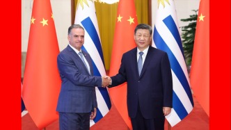 新華圖訊丨習(xí)近平同烏拉圭總統(tǒng)奧爾西舉行會談