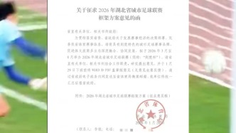 “楚超”武漢三支隊(duì)伍參加多個(gè)地市無(wú)緣？湖北省體育局：尚在征求意見(jiàn)