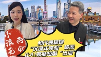 小浪花在现场丨和代表聊聊“沉浸式体验”破圈，如何让AI赋能短剧“出海”