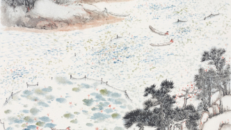 采菱是这位艺术家绘写故乡的入口