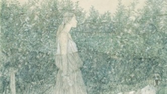 以传统工笔勾写都市中的抒情，鲍莺展“花开有时”