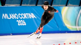 速滑男子5000米，小将刘瀚彬刷新该项目中国队最好成绩