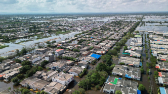 第1现场｜旱季变汪洋：哥伦比亚罕见暴雨致13死